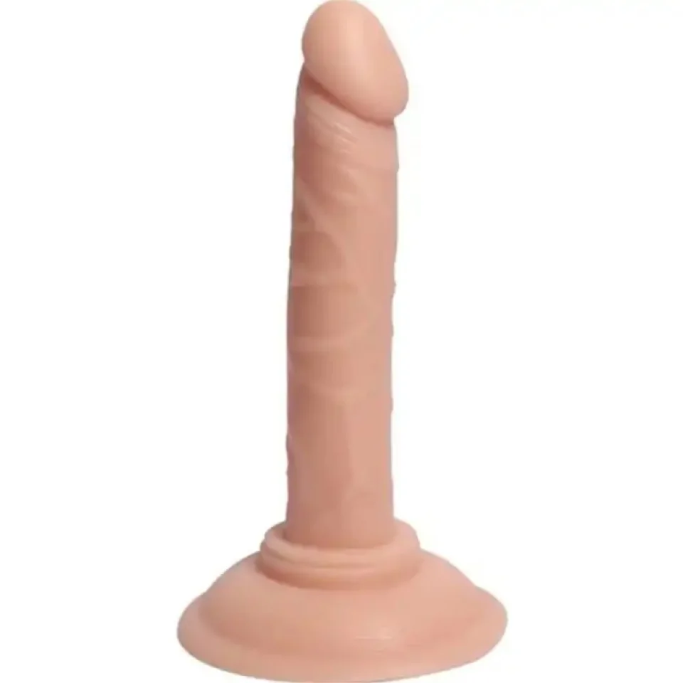#11526 - 14 cm Realistik Vantuzlu Dildo Penis