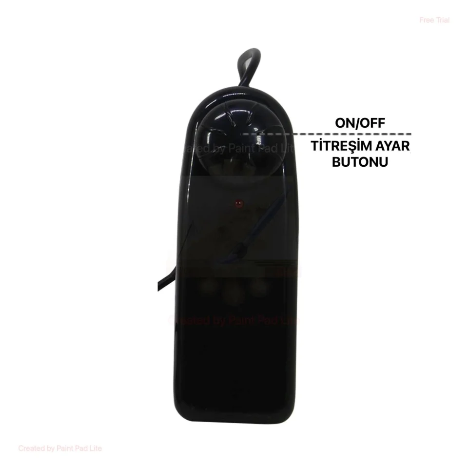 #3897 - 17,5 cm Belden Bağlamalı İçi Boş Titreşimli Testissiz Melez Penis