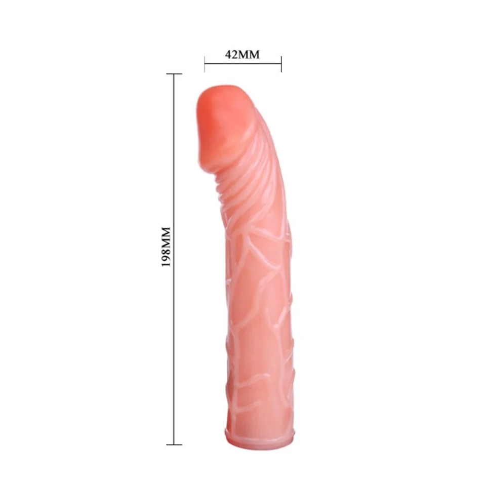 #4013 - Belden Bağlamalı 20 cm İçi Dolu Strapon Penis