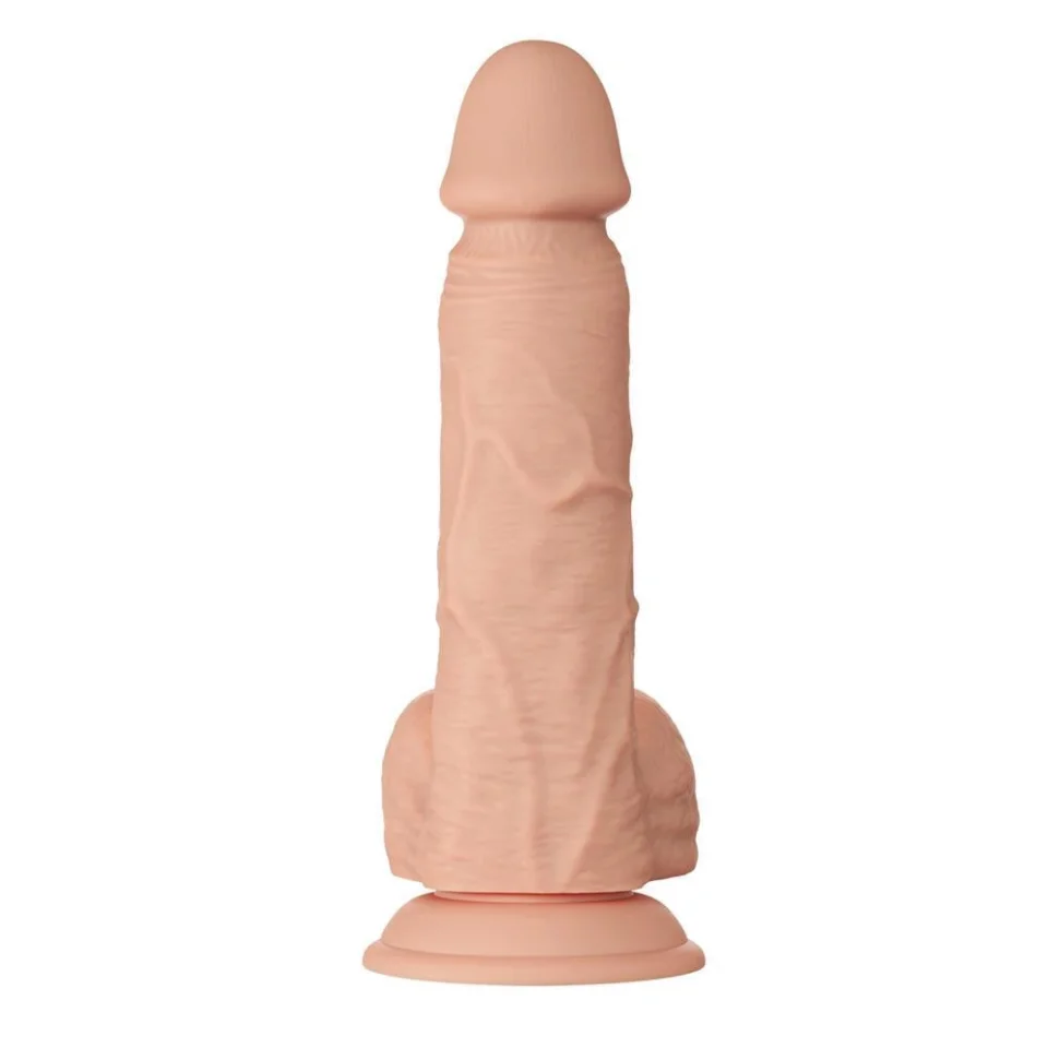 #4061 - Belden Bağlamalı 21.8 cm Gerçekçi Kalın Dildo Penis - Bahamut