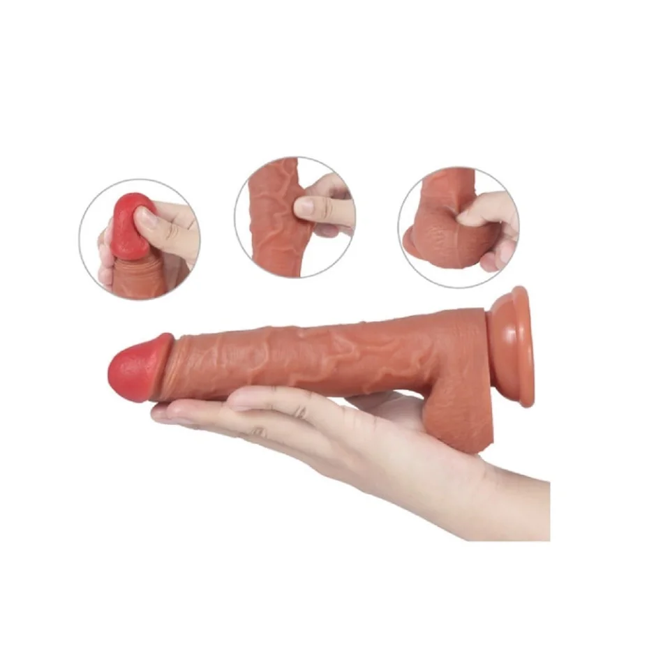 #4338 - USB Şarjlı 22 cm Belden Bağlamalı İleri Geri Hareketli Gerçekçi Penis