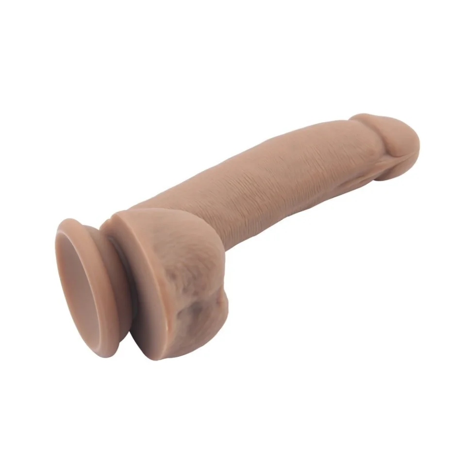 #4364 - 20,5 cm Belden Bağlamalı Gerçekçi Melez Dildo Penis -Boss