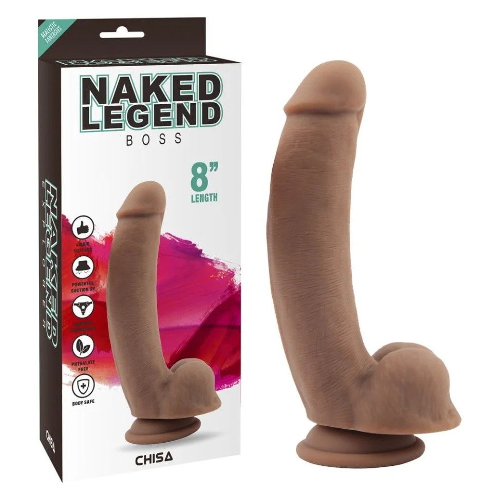 #4367 - 20,5 cm Belden Bağlamalı Gerçekçi Melez Dildo Penis -Boss