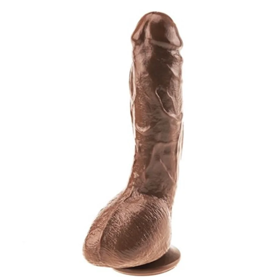 #4423 - 25 cm Belden Bağlamalı Realistik Vantuzlu Melez Dildo Penis