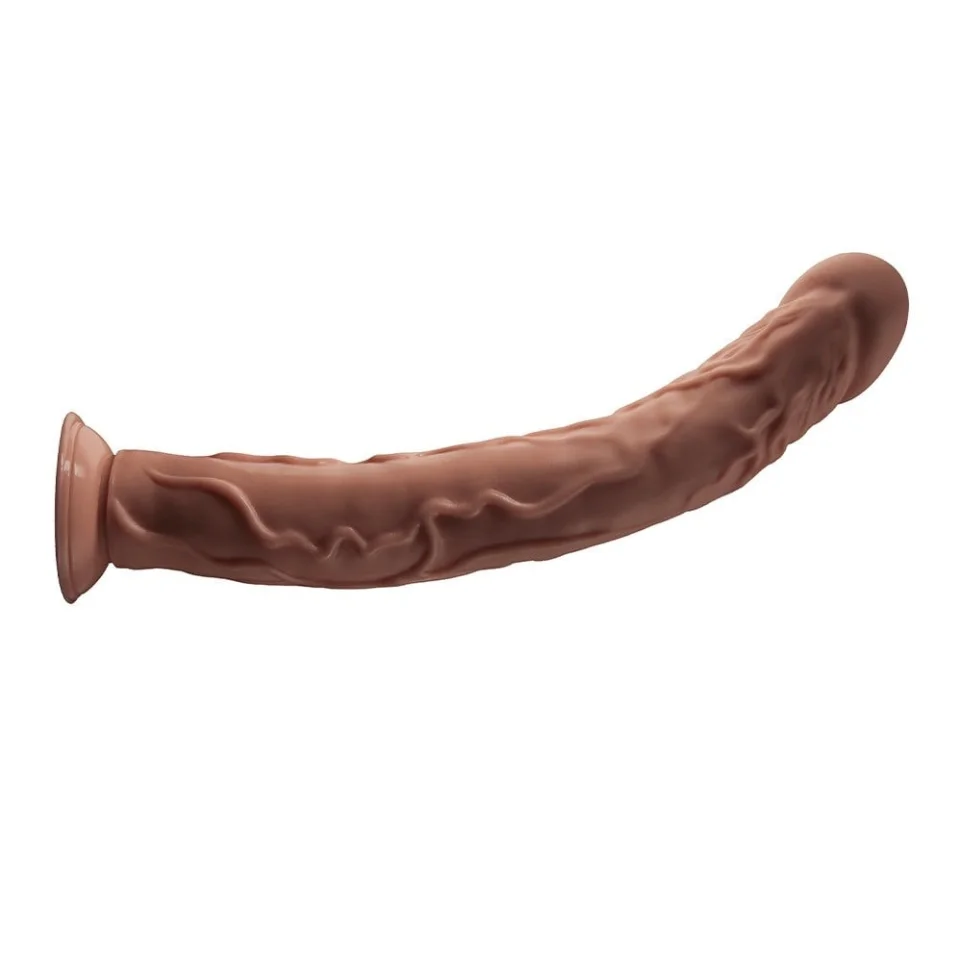 #4434 - 35 cm Belden Bağlamalı Gerçekçi Uzun Kalın Dildo Penis