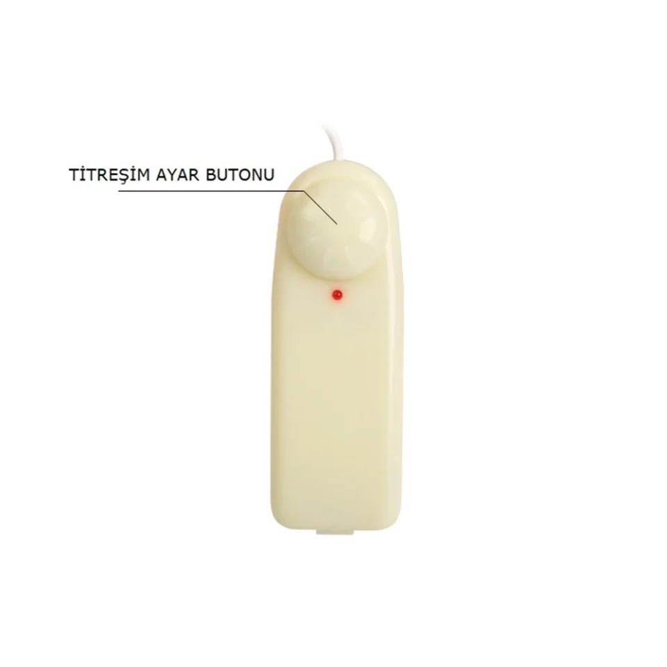 #4556 - 20 cm Belden Bağlamalı Oynar Başlı Titreşimli İçi Dolu Strapon Penis