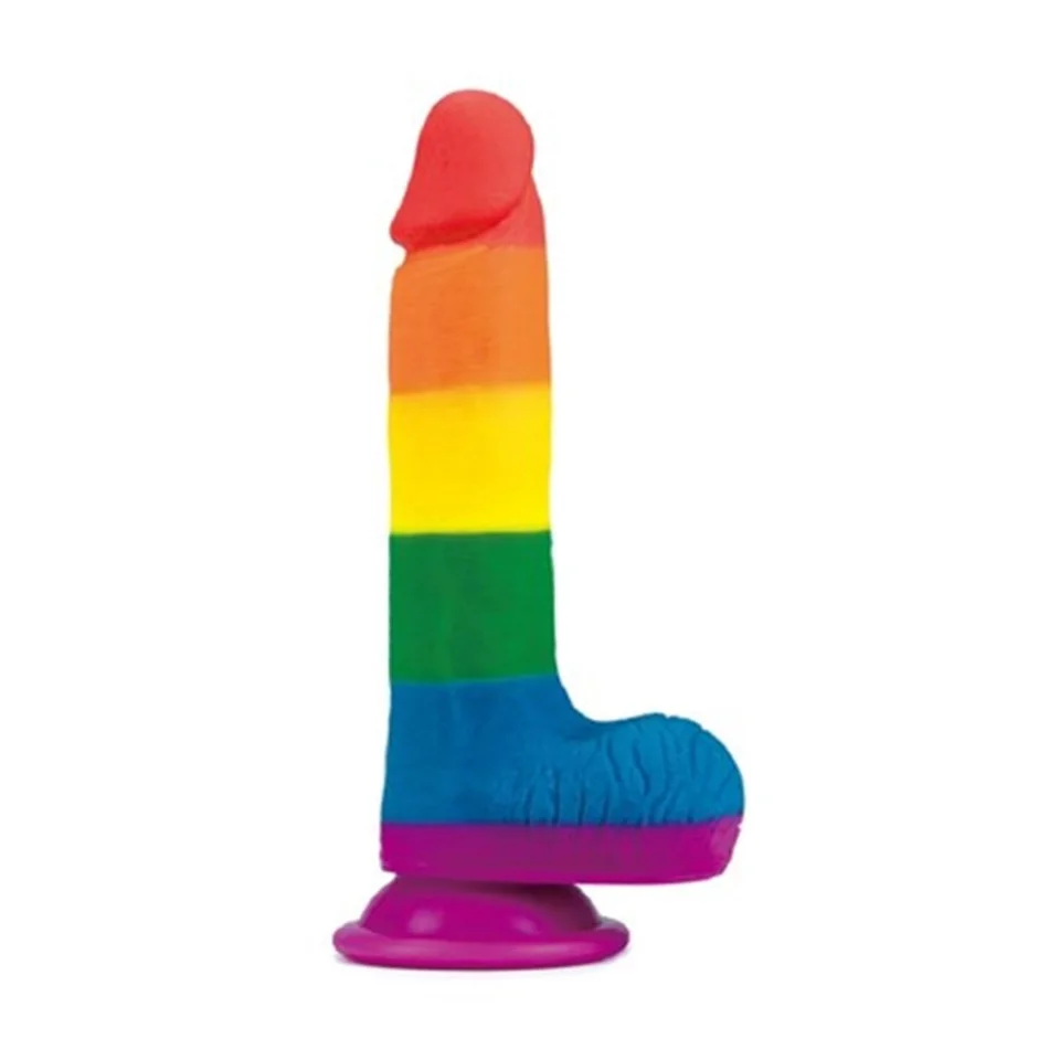 #4661 - 19,5 cm Belden Bağlamalı Renkli Realistik Vantuzlu Dildo Penis