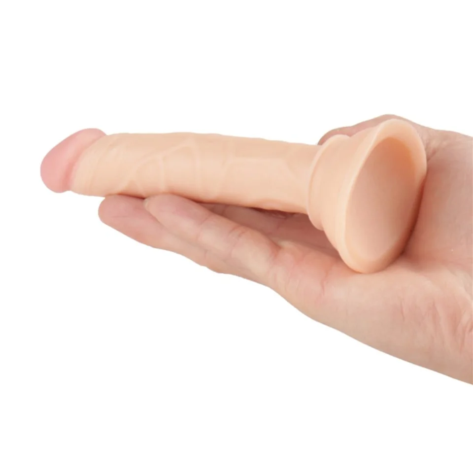 #4760 - 13 cm Belden Bağlamalı Vantuzlu Realistik Penis Anal Vajinal Dildo