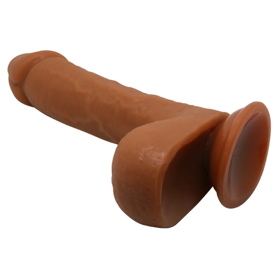 #4826 - 23,5 cm Realistik Vantuzlu Melez Dildo Penis