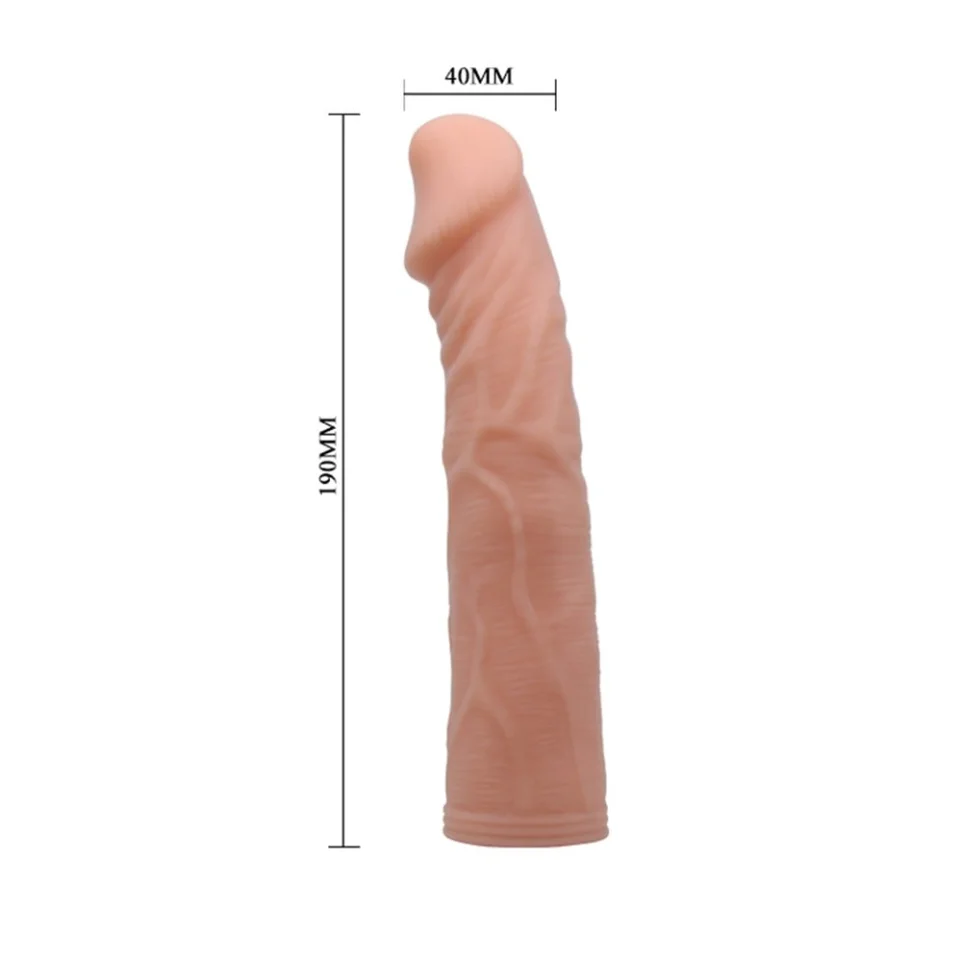 #4864 - 19 cm Belden Bağlamalı İçi Dolu Strapon Penis