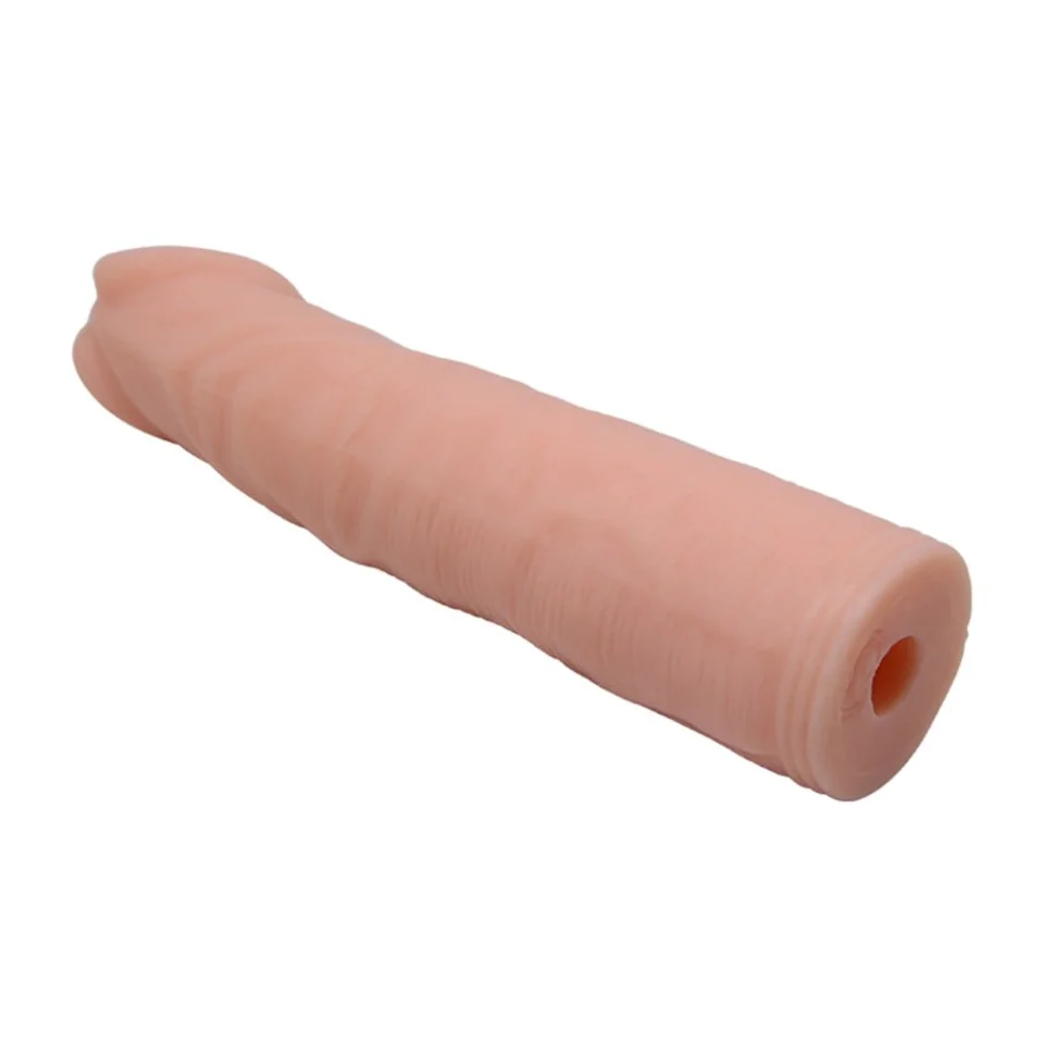 #4867 - 19 cm Belden Bağlamalı İçi Dolu Strapon Penis