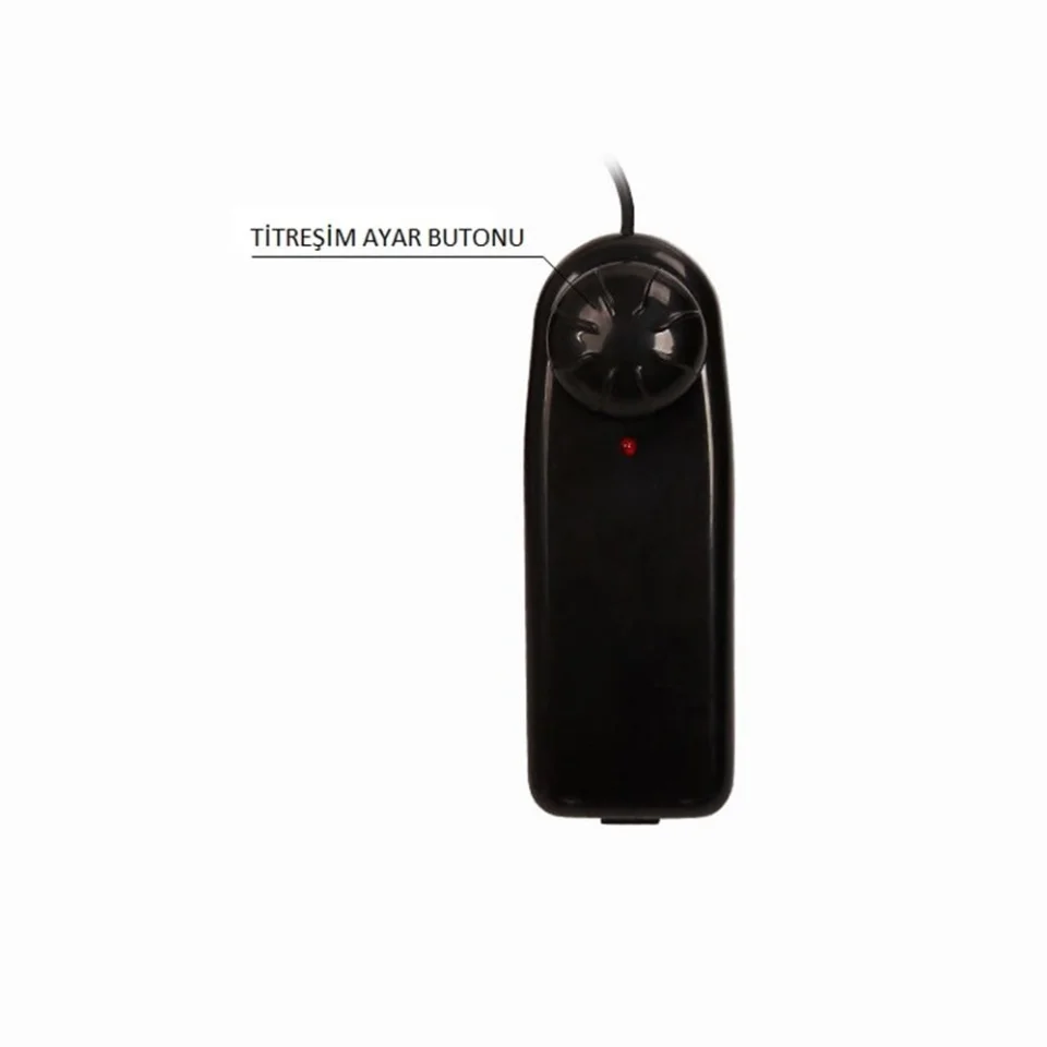 #4880 - 19 cm Belden Bağlamalı Titreşimli İçi Dolu Strapon Penis
