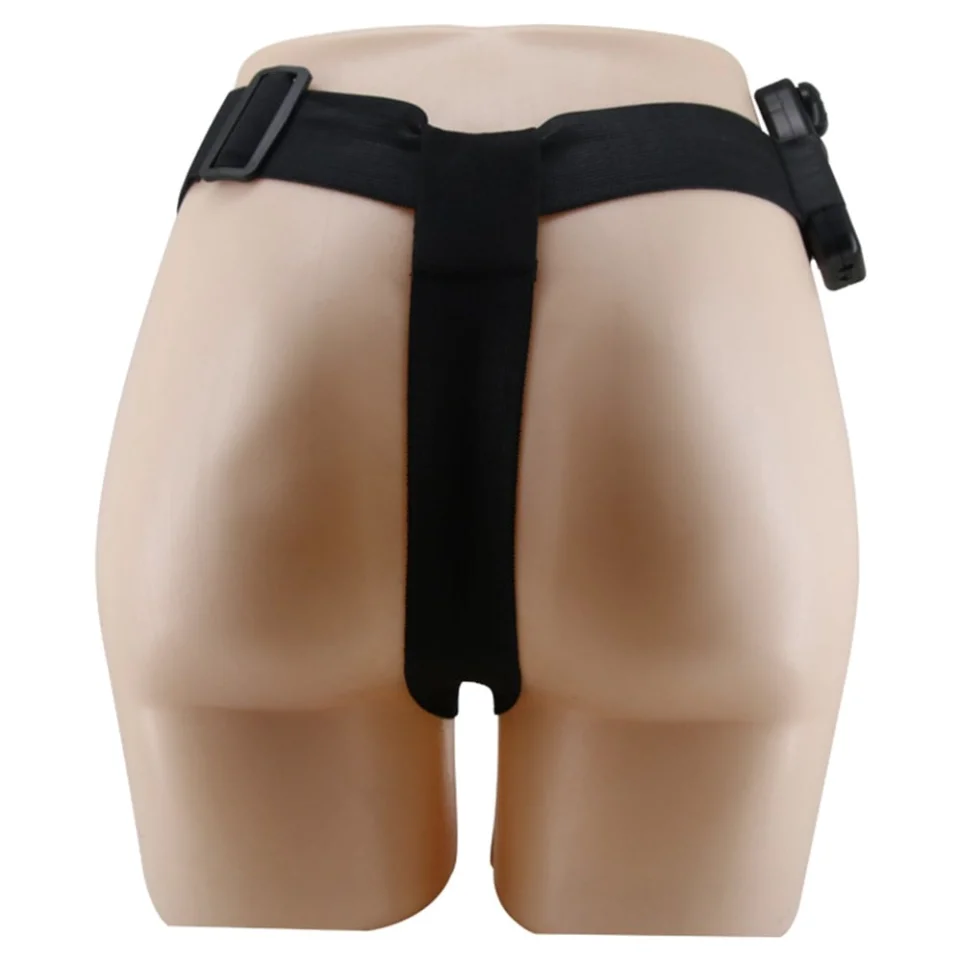 #4908 - 16 cm Yeni Nesil Belden Bağlamalı İçi Dolu Titreşimli Strapon Penis