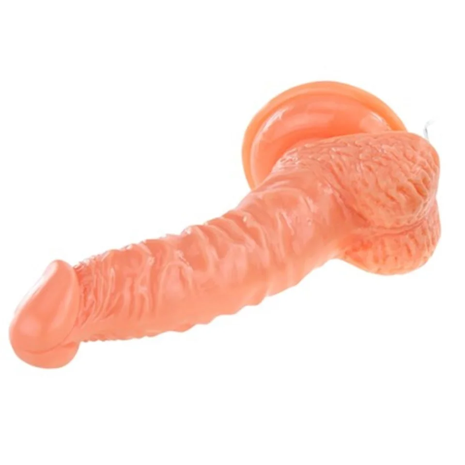 #4978 - 19 cm Belden Bağlamalı Gerçekçi Titreşimli Dildo Vibratör Penis Set