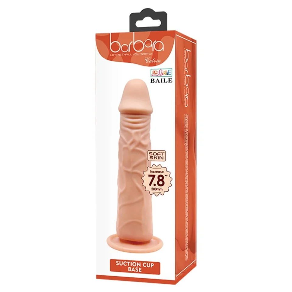 #5006 - 20 cm Belden Bağlamalı Realistik Vantuzlu Dildo Penis Set