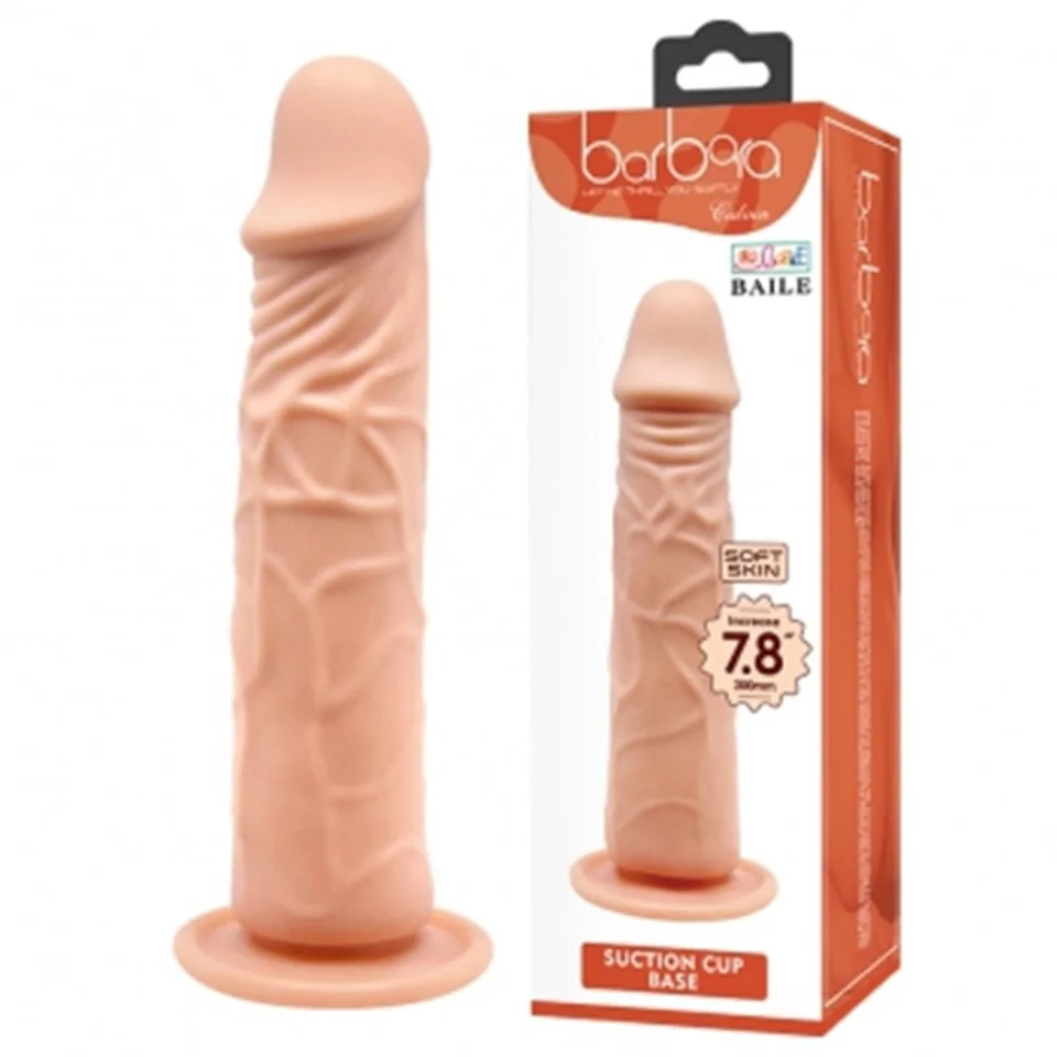 #5007 - 20 cm Belden Bağlamalı Realistik Vantuzlu Dildo Penis Set