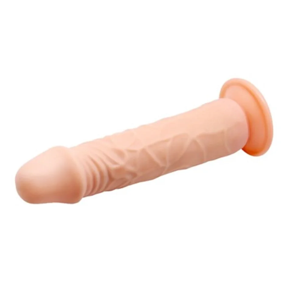 #5011 - 20 cm Belden Bağlamalı Realistik Vantuzlu Dildo Penis Set