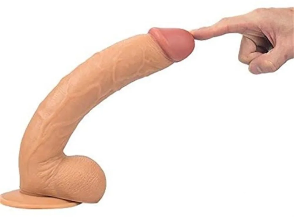 #5036 - 26 cm Belden Bağlamalı Vantuzlu Realistik Penis Anal Vajinal Dildo
