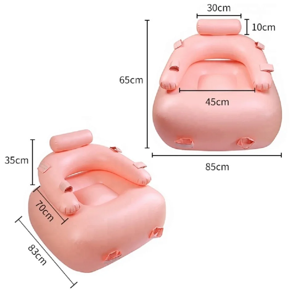 #421 - 21cm Titreşimli Penis El-Ayak Bağlamalı Şişirilebilir Fantezi Koltuğu