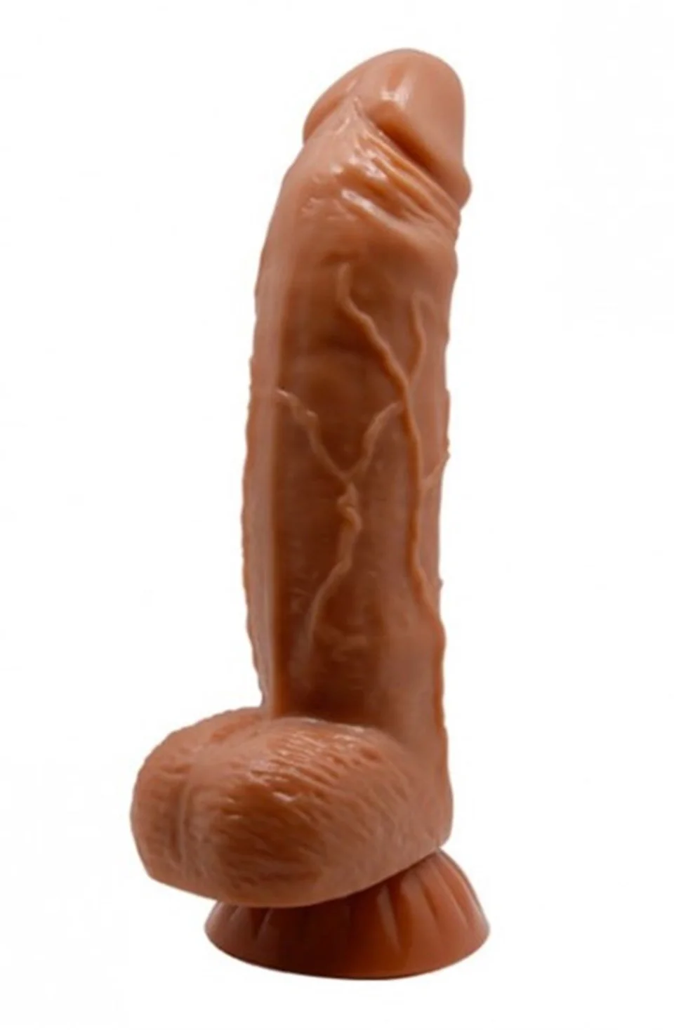 #5091 - Yeni Nesil Çift Katmanlı Belden Bağlamalı 18 cm Realistik Dildo Penis