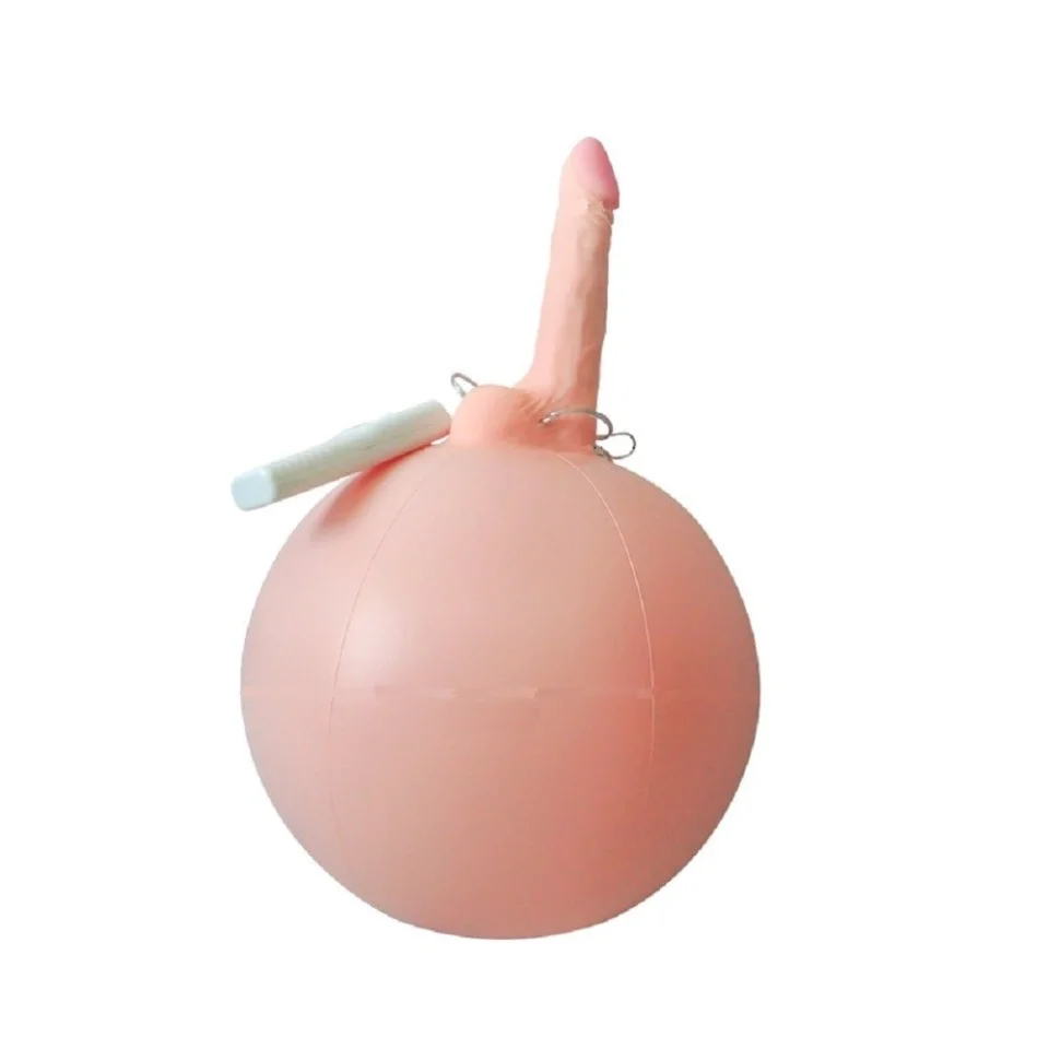 #426 - 16 cm Realistik Titreşimli İnflatable Pilates Toplu Vibratör Penis