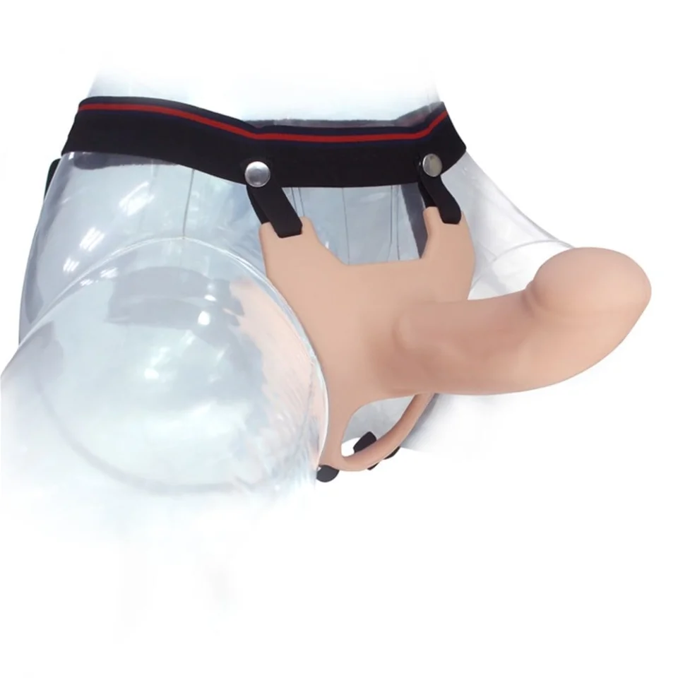 #5185 - 14,5 cm Oxford Belden Bağlamalı İçi Boş Protez Penis
