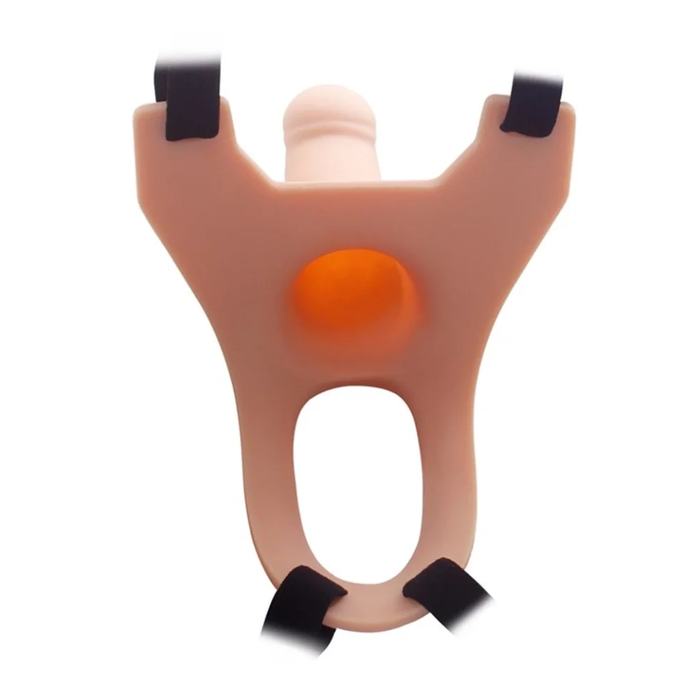 #5187 - 14,5 cm Oxford Belden Bağlamalı İçi Boş Protez Penis