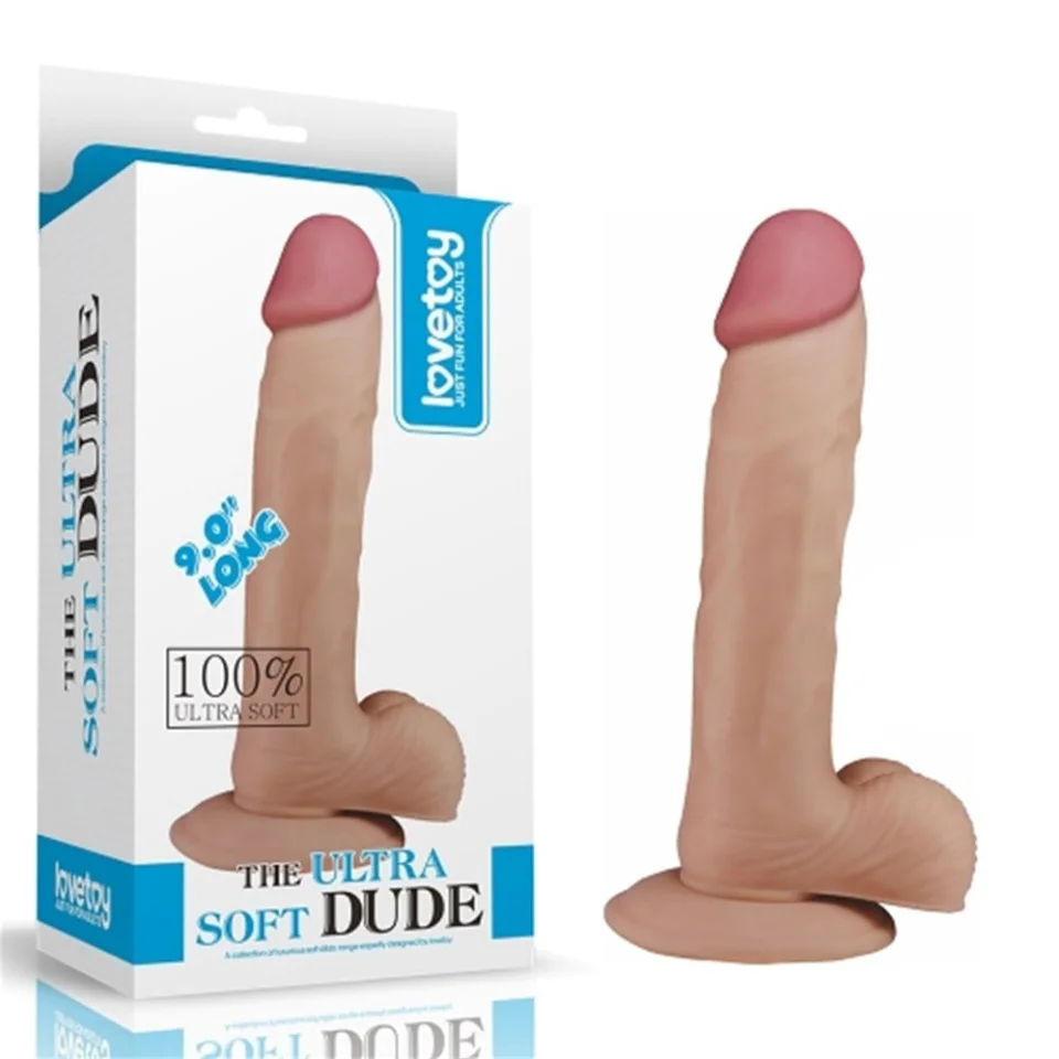 #5198 - 22 cm Belden Bağlamalı Gerçekçi Çift Katmanlı Silikon Penis