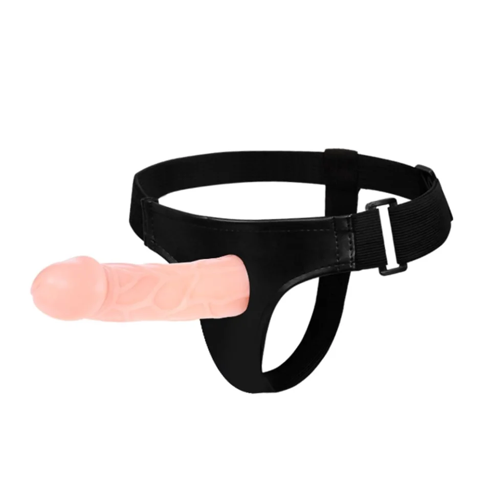 #5301 - 15,5 cm Belden Bağlamalı İ&ccedil;i Boş Protez Penis