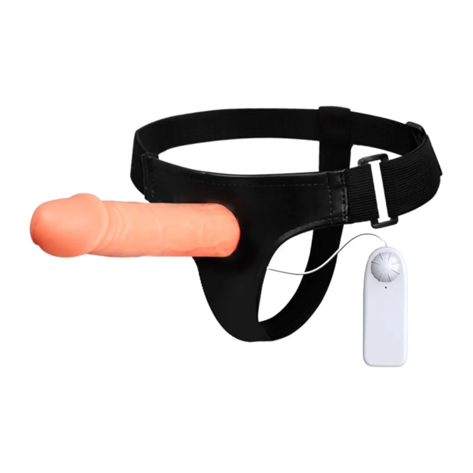 #5304 - 7,5 cm Dolgulu Titreşimli Protez Strapon