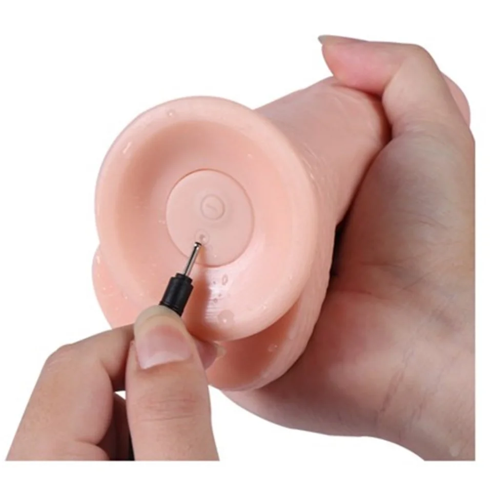 #5385 - 21 cm Belden Bağlamalı Titreşimli Realistik Dildo Penis Set