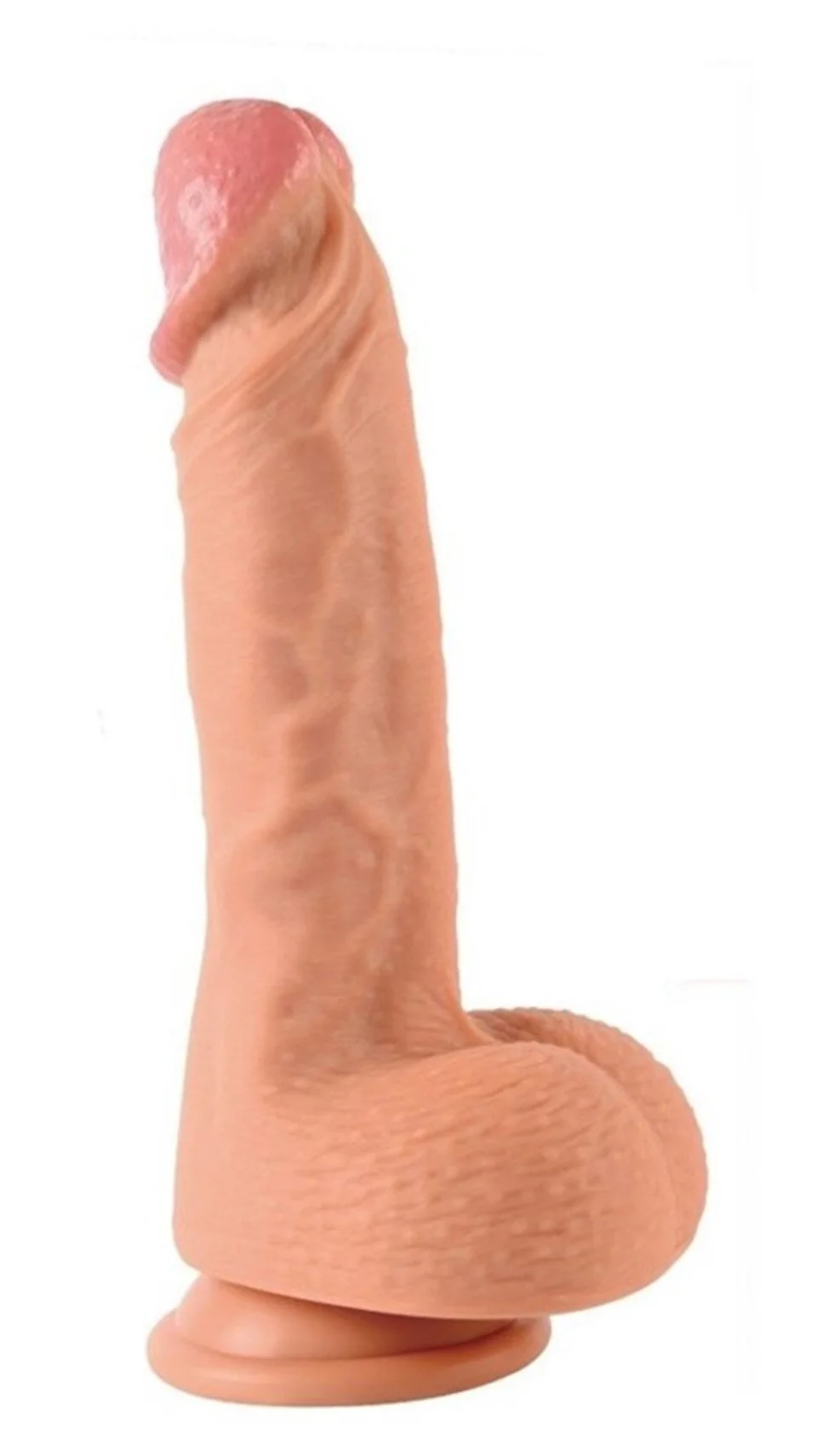 #5440 - 22 cm Belden Bağlamalı Çift Katmanlı Realistik Dildo Penis Set