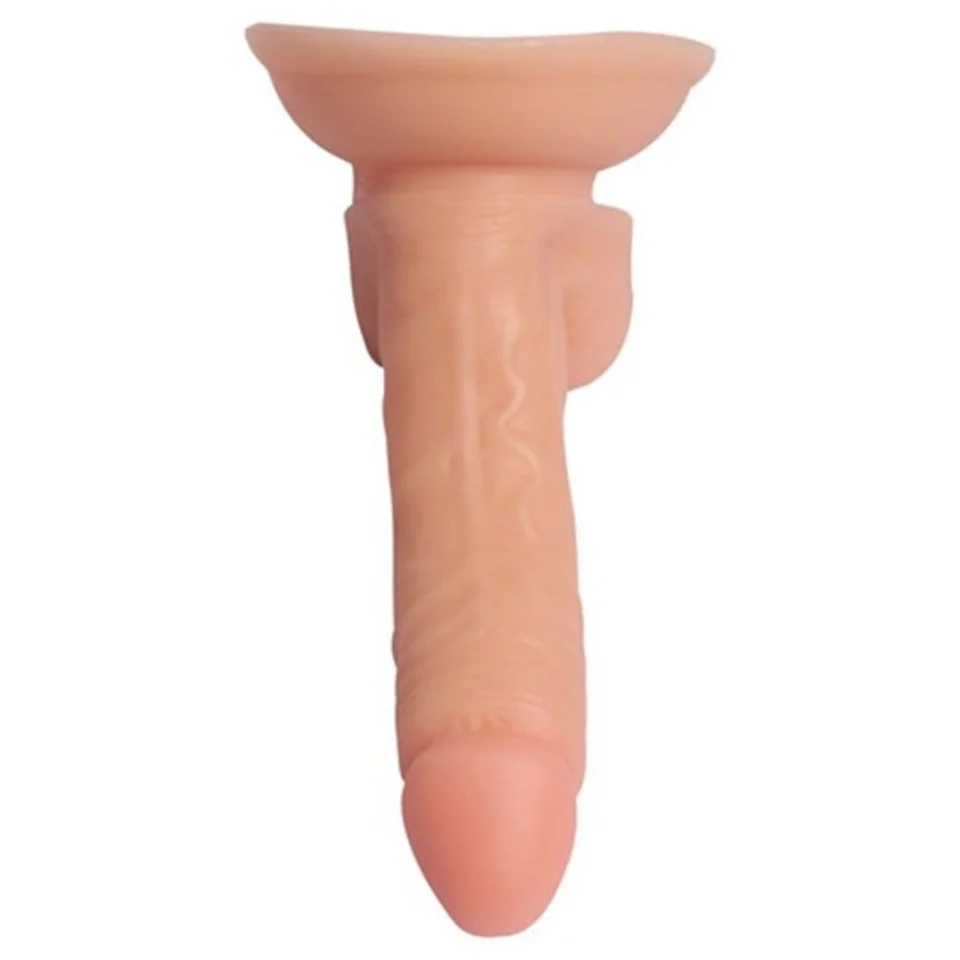 #5447 - 13 cm Belden Bağlamalı Realistik Dildo Penis Set