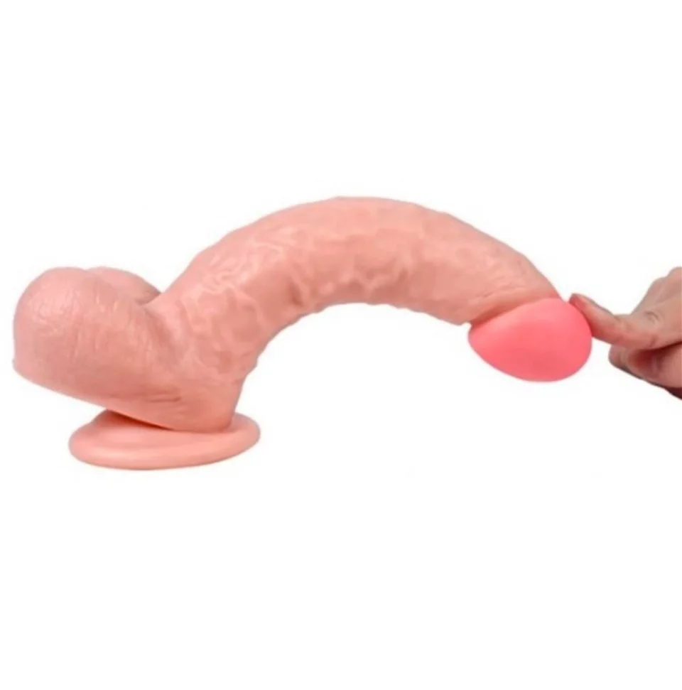 #5480 - 25,5 cm Belden Bağlamalı Realistik Dildo Penis Set