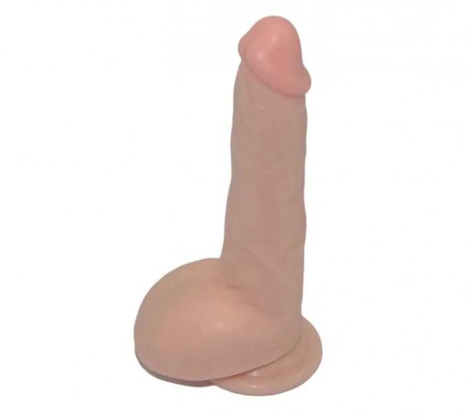 #5483 - 24,5 cm Belden Bağlamalı Realistik Dildo Penis Set
