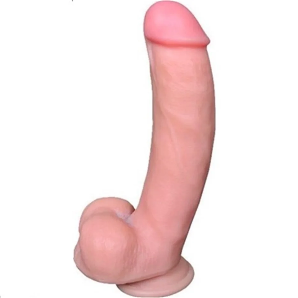 #5496 - 21 cm Belden Bağlamalı Realistik Dildo Penis Set