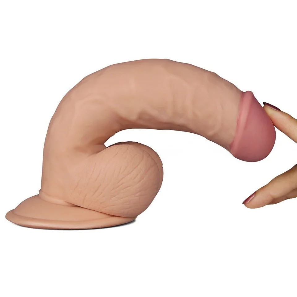 #5513 - 20 cm Belden Bağlamalı Titreşimli Realistik Dildo Penis Set