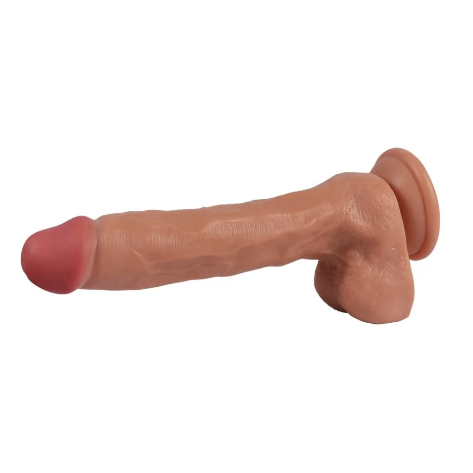 #5545 - 24 cm Belden Bağlamalı Su Fışkırtmalı Realistik Penis Anal Vajinal Dildo