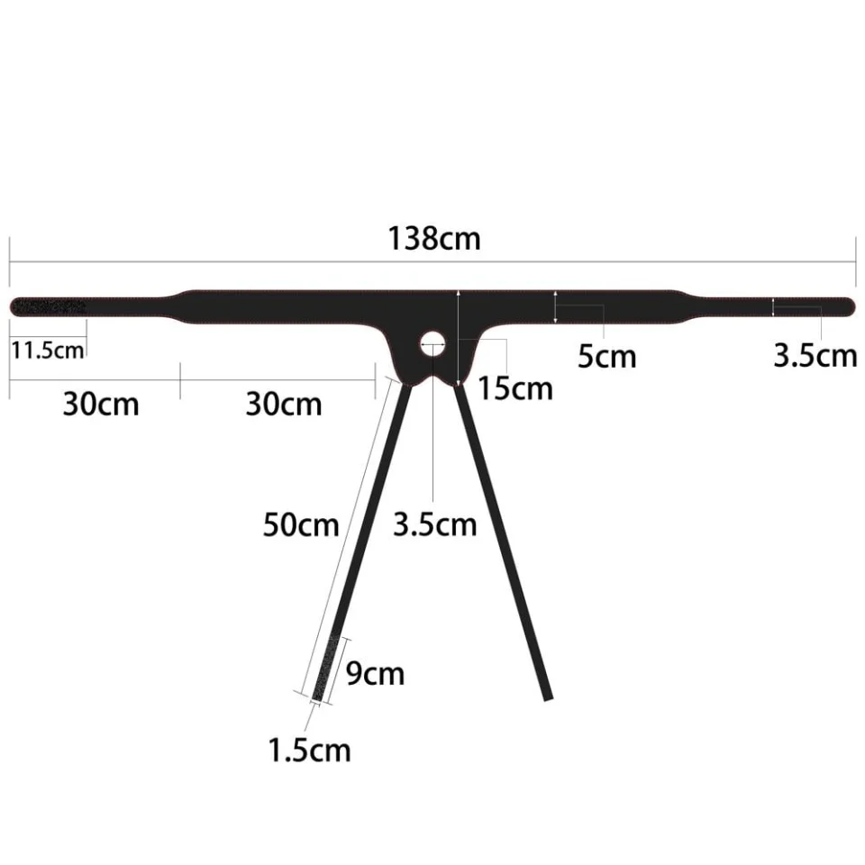 #5639 - 21,5 cm Belden Bağlamalı İçi Dolu Titreşimli Zenci Strapon Dildo