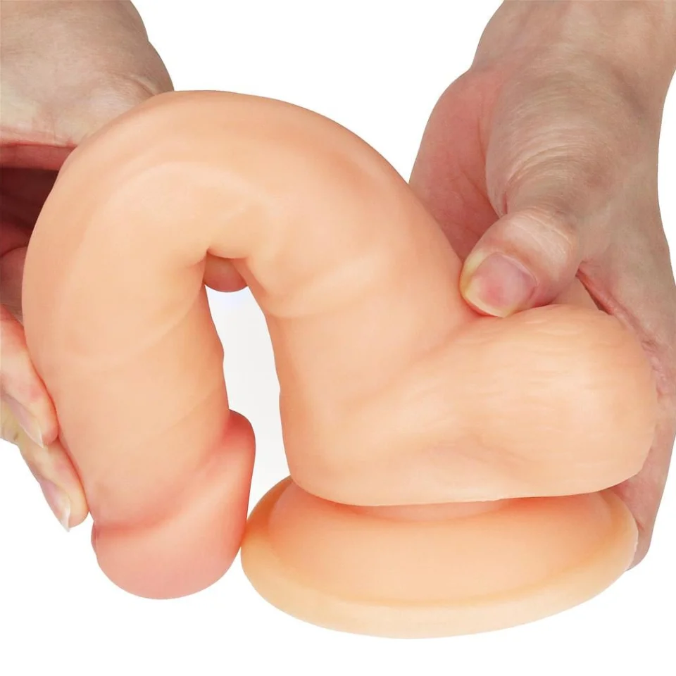 #5679 - 20 cm Belden Bağlamalı İçi Dolu Strapon Dildo