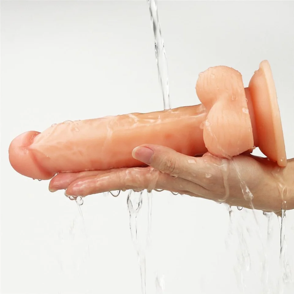 #5673 - 20 cm Belden Bağlamalı İçi Dolu Strapon Dildo