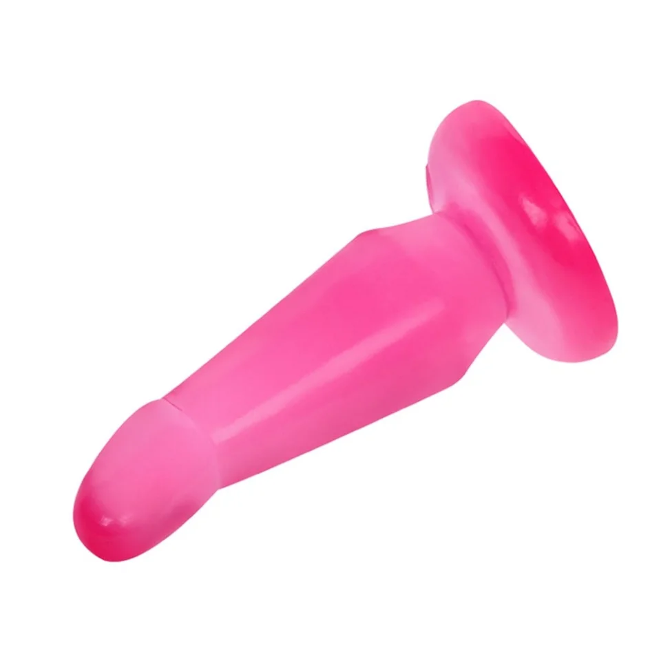 #5728 - 12 cm Vantuzlu Jel Anal Plug