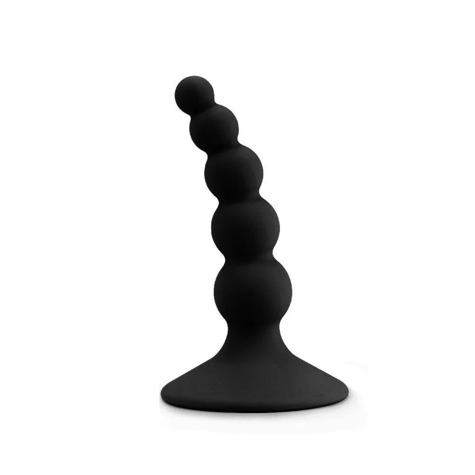 #5730 - 10,4 cm Vantuzlu Boğumlu Anal Plug