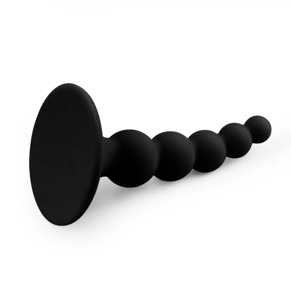 #5734 - 10,4 cm Vantuzlu Boğumlu Anal Plug