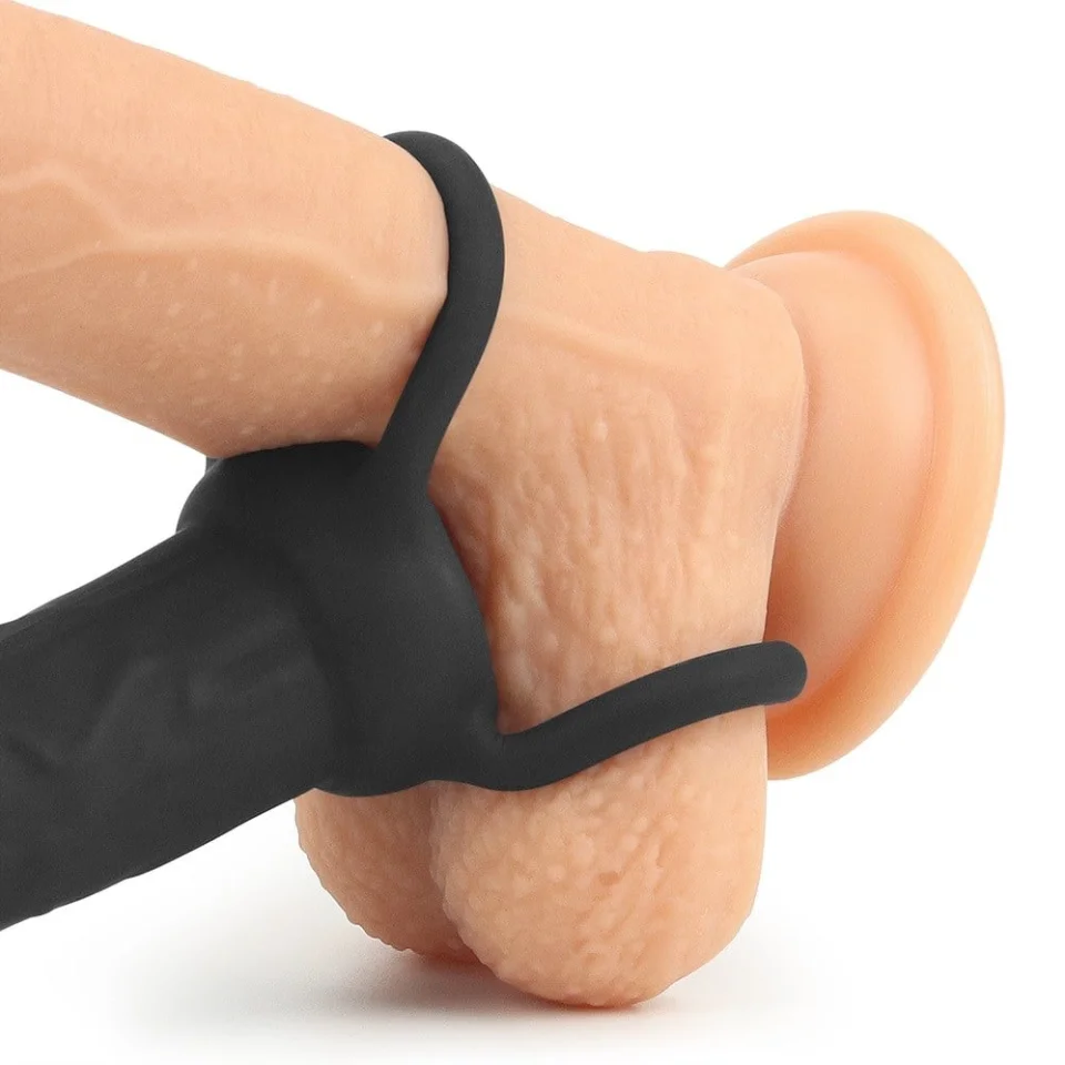 #5749 - 13 cm Siyah Anal Penis Halkası