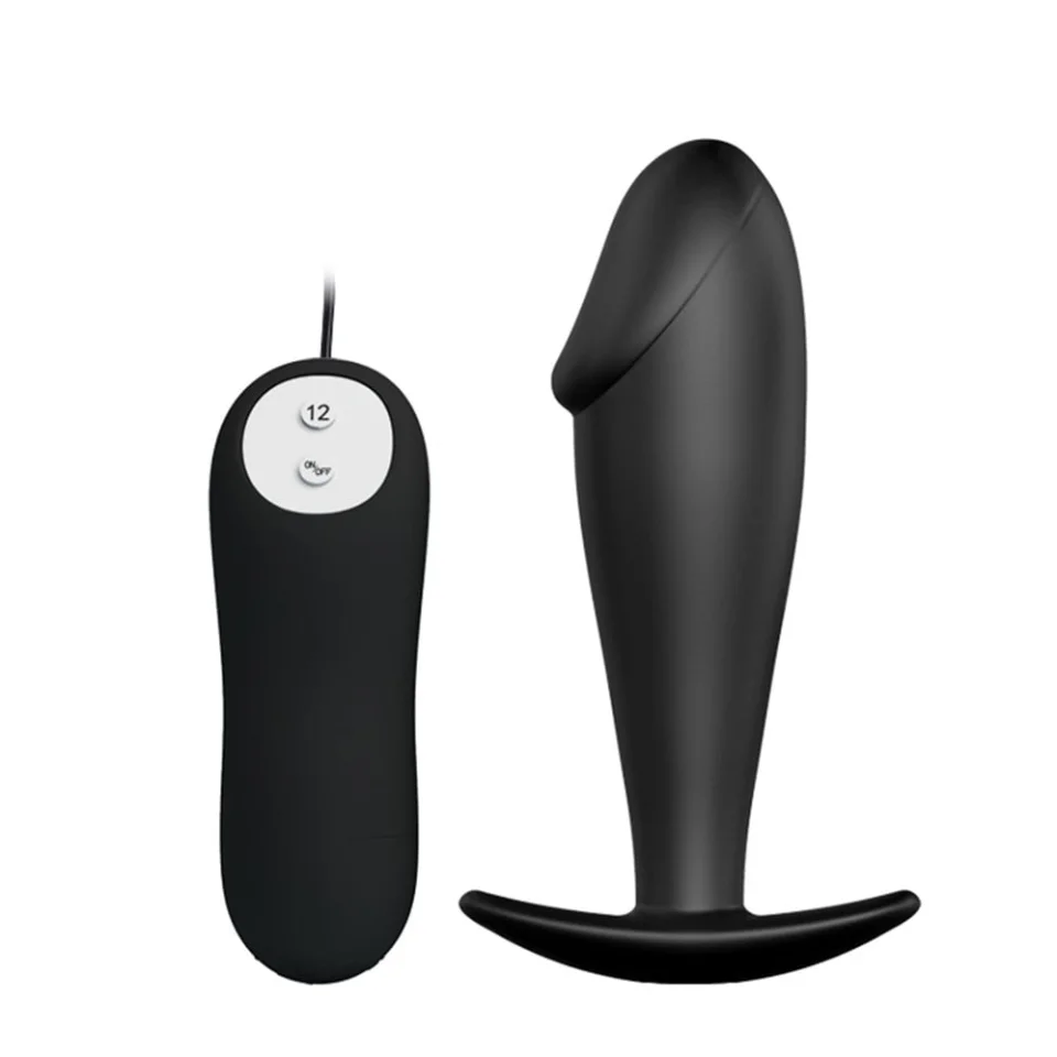 #5766 - 12 Fonksiyon Kumandalı 10 cm Titreşimli Anal Plug