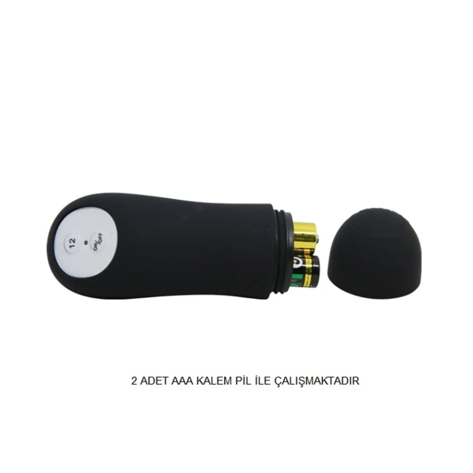 #5769 - 12 Fonksiyon Kumandalı 10 cm Titreşimli Anal Plug