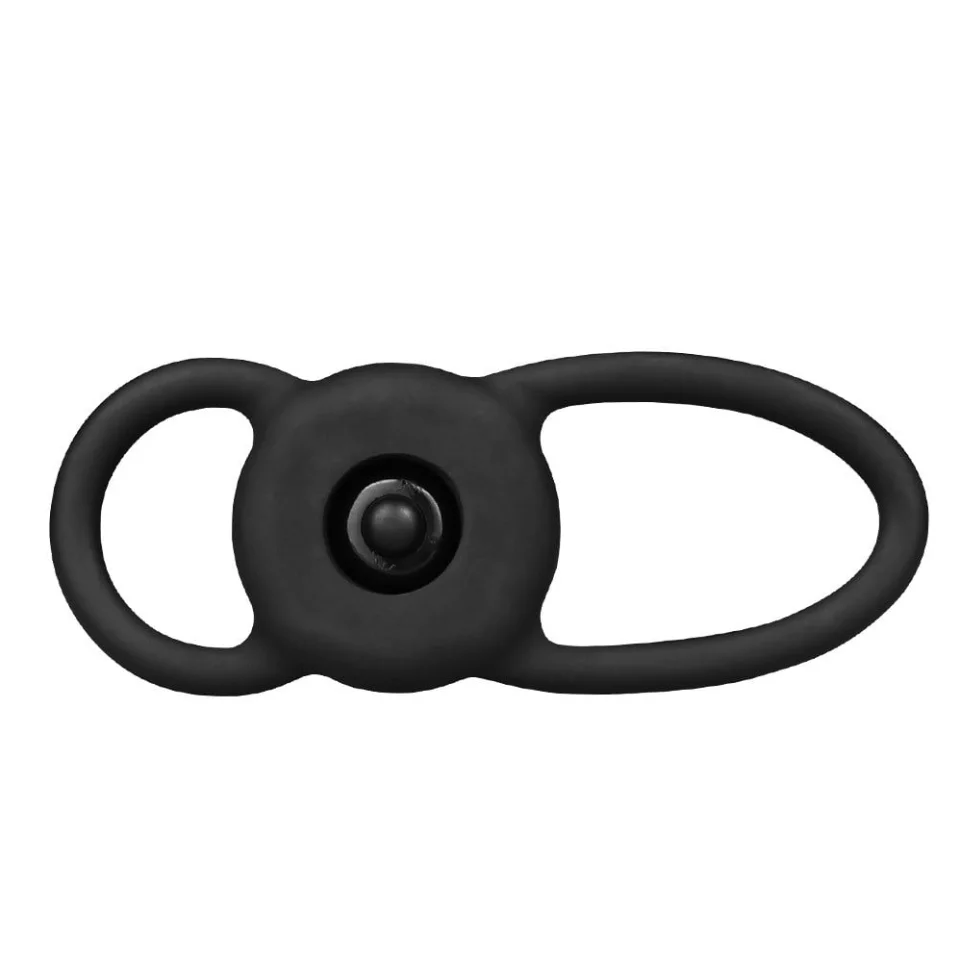 #5848 - Çift Kavrama Halkalı Titreşimli 14 cm Anal Plug Vibratör Mastürbatör