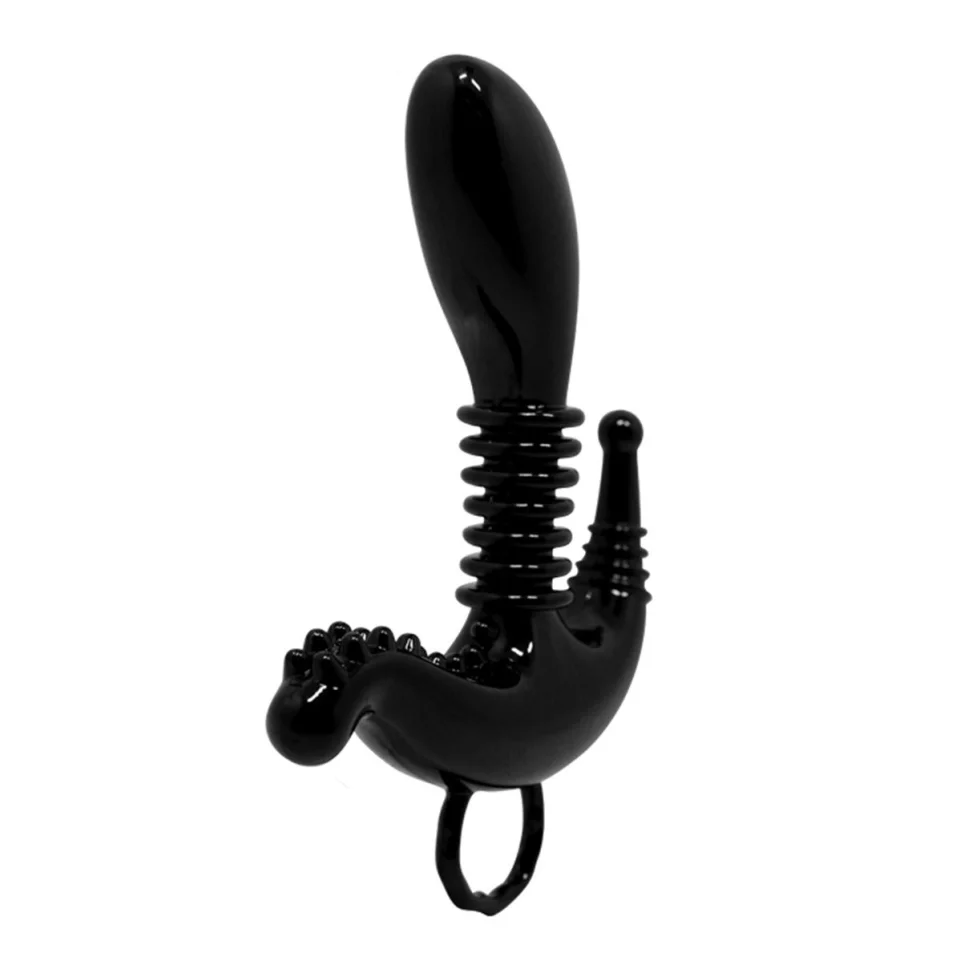 #5875 - Klitoral Uyarıcılı Prostat Stimülatör Anal Plug