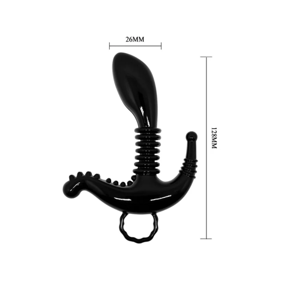 #5877 - Klitoral Uyarıcılı Prostat Stimülatör Anal Plug